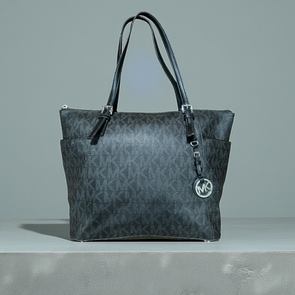 Michael Kors Handbags - Michael Kors Black Monogram Tote